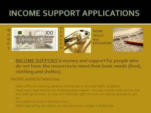 What is Income Support